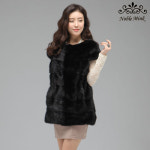 노블밍크/특가판매 p138 드롭숄더 통밍크 조끼  북미산휘메일밍크... 모피/퍼베스트/밍크조끼/모피조끼/밍크베스트/모피베스트 : 노블밍크