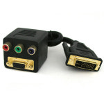 케이블마트 NG2266 DVI 선택 분배기 - DVD 1포트/D-SUB 1포트/ DVI-I 지원 셀렉터 선택기 케이블타입 젠더 : 케이블마트