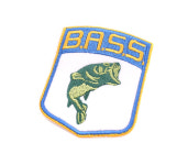 [i17] BASS 블루 - 낚시패치/와펜제작 : 리폼샵