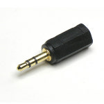 케이블마트 NG0381 스테레오 변환젠더 [3.5M/2.5F ST] - 음향 단자 크기 변환 젠더 음성 커넥터 변환용잭 : 케이블마트
