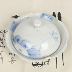고백자 삼백꽃잎 연화문 5인풀 종합 교육용 다기세트 다도세트 교보재 : 오일장