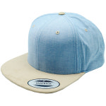 유풍 무지 스냅백 EU 샴브레이 블루 : 월드페이머스
