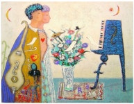 lovers with the blue piano-정일작가 : 아트리에아트샵