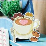 커피 커플 우드공예 채색하기 키트 diy kit : 토이삭스