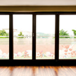 유리시트지 cm121-플라워빌리지/글라스시트지/창문시트지/윈도우시트지/쇼윈도시트지 : 시트존