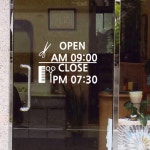 그래픽스티커 im155-오픈앤클로즈_미용실/데코스티커/유리스티커/포인트스티커/오픈클로즈 : 시트존