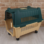 [본사무료직배송]CMKOR 폴라리스 DOG CAGE(S-DARK GREEN) P784 : 펫라인 시스템