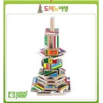 [우드피아][ 도미노여행(만국기) ]  원목완구/가베/목재완구/나무... 하노이탑/넴머// 우드피아 정품(우드피아 도미노여행(만국기)) : 베이비스마일