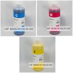잉크테크 H8940-01LC M Y HP 8000 8100 6100 파랑 빨강 노랑_Pig 1kg : 필레오샵