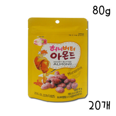 CW/머거본 허니버터아몬드 80g - 20개/1박스 : 행운라이프 | 네이버쇼핑