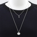 2줄 더블 스틱 목걸이 2color : 르콜리에