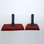 페인트마트 고무헤라 대형사이즈 2종세트 페인트 퍼티 작업시 사용하는 고무헤라 고무스크래퍼 고무스크레퍼 해라 고무해라 : 페인트마트