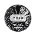 네일 스톤 네일파츠 세트 원형 실버 : 엔리안