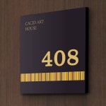 WNSA048 호실판 실내표찰 간판 표시판 아파트번호판 문패 룸넘버 동호수안내판 층표시 계단표시 원룸 오피스텔 : 세경케이알