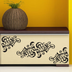 그래픽스티커 pj046-네츄럴넝쿨단조/데코스티커/유리스티커/포인트스티커 : 아이엠데코