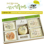 임실치즈마을 이플목장 치즈선물세트2호 (고다치즈1개 구워먹는1개 늘려먹는1개 찢어먹는2개) : 굿모닝팜