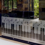 음악 학원 시트지 피아노 창문 시트지 유리창 반투명 유리시트썬팅 cm092-피아노건반글라스2(반투명시트지)  : 핑크와나무 데코