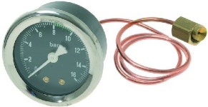 비비엠 압력게이지  펌프 단일 스케일 0 ÷ 16 bar 연결 1/8 M 프레임 57 mm 본체 49 mm : 마키아벨리코리아