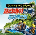 [동강래프팅 전문업체] 쉬리낚시, 스노쿨링, 다슬기잡기 및 물고기잡기, 공포체험, 보험+전용샤워 : 동강래프팅