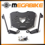 [WOOILL 짐받이] 야마하 모터스 엔맥스 N-MAX 125용 리어백장착용 케리어 보조리다이 짐받이 리어백 부품 헬멧 스쿠터 바이크 짐대 보조케리어... 