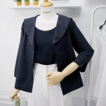 [당일배송] J0159 스트라이프세라미니자켓 : 수잔클로젯