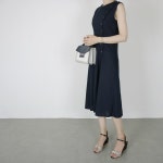 버튼 린넨 나시원피스 : 온유드림