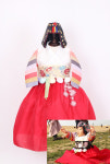 [YH.1586] 빨강치마& 화이트 저고리 전통 여아한복 : 예한가