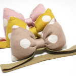 베이비헤어밴드 통통리본헤어밴드 : 와글샵