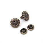 엔틱 플라워리벳 (2set) 기둥길이5mm : 퀼트넘버원
