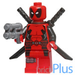 레고 피규어 sh032 데드풀 Deadpool 6866 - 칼2, 총1 포함 : 브릭플러스