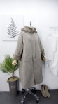 [당일배송] J0198 후드무스탕퍼코트 : 데일리수잔
