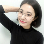 둥근 동글이 금테안경 블루라이트차단 청광 시력보호안경 빅사이즈 전자파 남자 여자 변색안경 : 더브릴레The Brille
