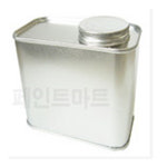 상품코드0.5LT-0003 0.5리터 사각캔 작은용량 철공캔 빈깡통 공캔 철캔 뚜껑과 한세트 깡통 다용도 사용 : 페인트마트