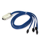 SAS/SATA 케이블 1M/INFINIBAND/SATAx4(C3532) : 샤베르