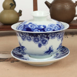 청화백자 꽃과 나비 개완 HS-008-001 : 다기소품 예다원