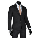 추동복 보카시 차콜 체크 남성 정장수트 J4248 : 제제옴므