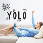 [캘리그라피]욜로YOLO : 디자인엠