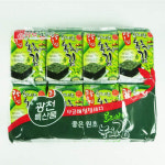 (BOX.무료) 광천삼육)올리브녹차김 16단 x 8봉 : 한양슈퍼도매