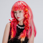 프리티걸가발(핑크) : 헬로우샵