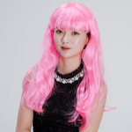 롱헤어가발(핑크) : 헬로우샵