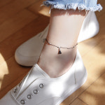 제이로렌 A0629 데이크림 실버볼 컬러태슬 실발찌 : 제이로렌