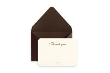 [초이시] 캘리그라피 카드_Thank you : Choisy