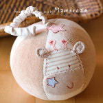 기린 공 애착 인형 만들기 오가닉 태교 바느질 diy : 태교바느질 diy 맘드림