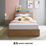 [삼익가구]로이 LED 평상형 침대(파워 본넬스프링 매트리스-슈퍼싱글) : 삼익가구몰