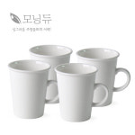 화이트 미듐머그 4P : 주식회사 모닝듀