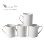 화이트 블룸직선머그 4P : 주식회사 모닝듀