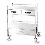 [천양사] 회진용 드레싱카 (상하서랍2식) CY-4242/CY-4243 - 운반카트(스텐) 주문제작 : 닥터메디