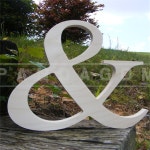 알파벳 장식 나무 편지 앰퍼샌드 사진 만져웨딩 장식 알 : 판다곰셀러