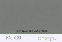 수성페인트,에나멜,락카,우레탄,에폭시,불소페인트,분체도료 조색 RAL 7033 : 페인트119