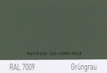 수성페인트,에나멜,락카,우레탄,에폭시,불소페인트,분체도료 조색 RAL 7009 : 페인트119